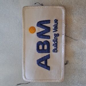 Abm Building Value Uniform Patch Recycled Emboidered Collector
